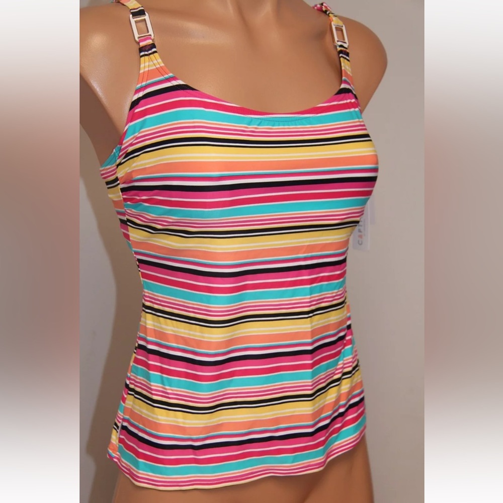 Captiva Swimsuit Bikini Tankini Top Sz L Underwire Summer Vacation NWT On Sale!!